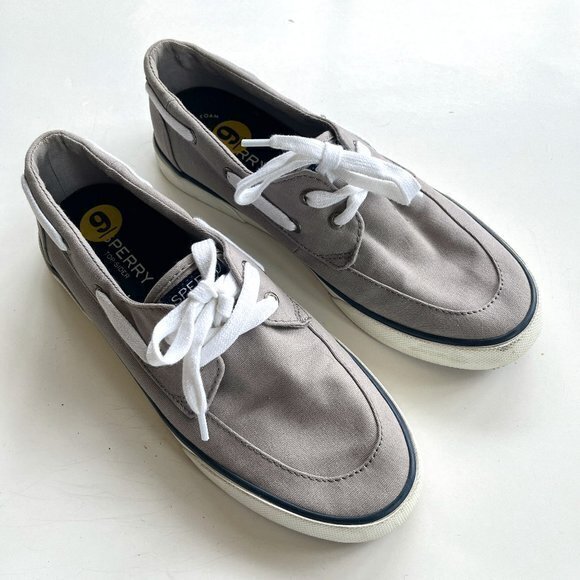 Sperry‎ Top Spider Memory Foam Canvas STS83191 Womens Size 9 Gray Shoes - Picture 1 of 5